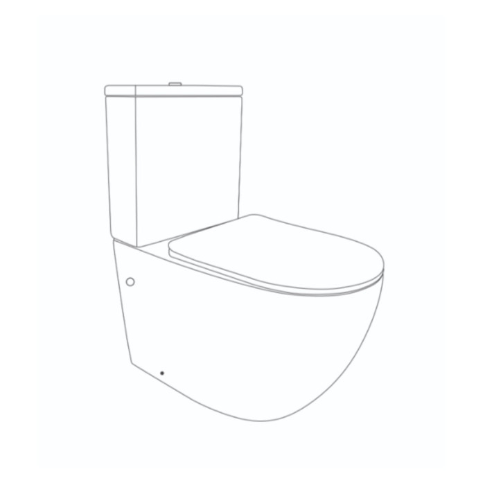 Унітаз підлоговий Qtap Jay Ultra Quiet з сидінням Soft-close 640x360x835 мм QT07222175TW White