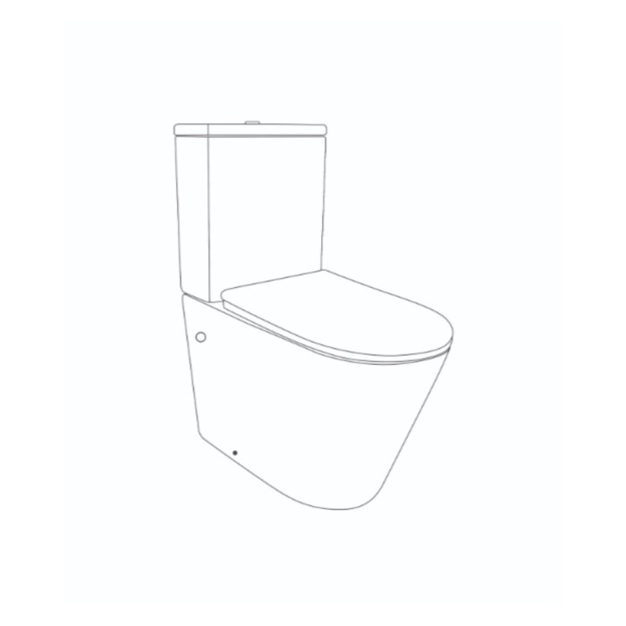 Унітаз підлоговий Qtap Swan Ultra Quiet з сидінням Soft-close 640x360x835 мм QT16222182TW White