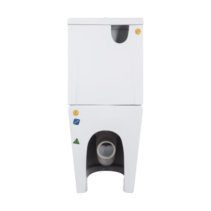 Унітаз підлоговий Qtap Swan Ultra Quiet з сидінням Soft-close 640x360x835 мм QT16222182TW White