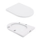 Унітаз підлоговий Qtap Swan Ultra Quiet з сидінням Soft-close 640x360x835 мм QT16222182TW White