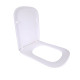 Сидіння для унітаза (Tern 490,520,610) 435x344x50 мм, White, з мікроліфтом, Slim Duroplast, Quick Release QTSC179W47353 Qtap