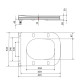 Сидіння для унітаза (Tern 490) 435x344x50 мм, Matt Black, з мікроліфтом, Slim Duroplast, Quick Release QTSC179MB47354 Qtap