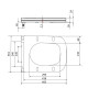 Сидіння для унітаза підлогового (Aries) 445×360×30 мм, White, з мікроліфтом? Slim Duroplast, Quick Release QT03228302W3 Qtap