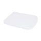 Сидіння для унітаза підлогового (Aries) 445×360×30 мм, White, з мікроліфтом? Slim Duroplast, Quick Release QT03228302W3 Qtap