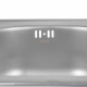 Кухонна мийка Brinex 3838 0,6 мм Satin (BRIN3835SAT06)