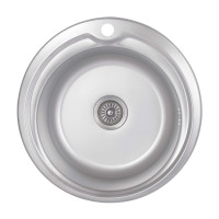 Кухонна мийка Brinex 510-D 0,8 мм Satin (BRIN510SAT08)