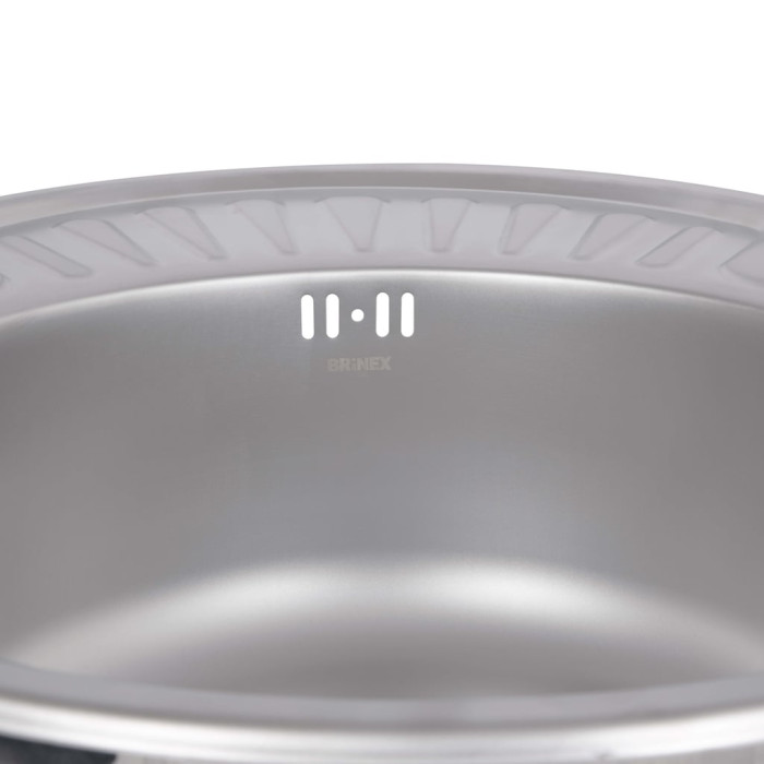 Кухонна мийка Brinex 5745 0,8 мм Satin (BRIN5745SAT08)