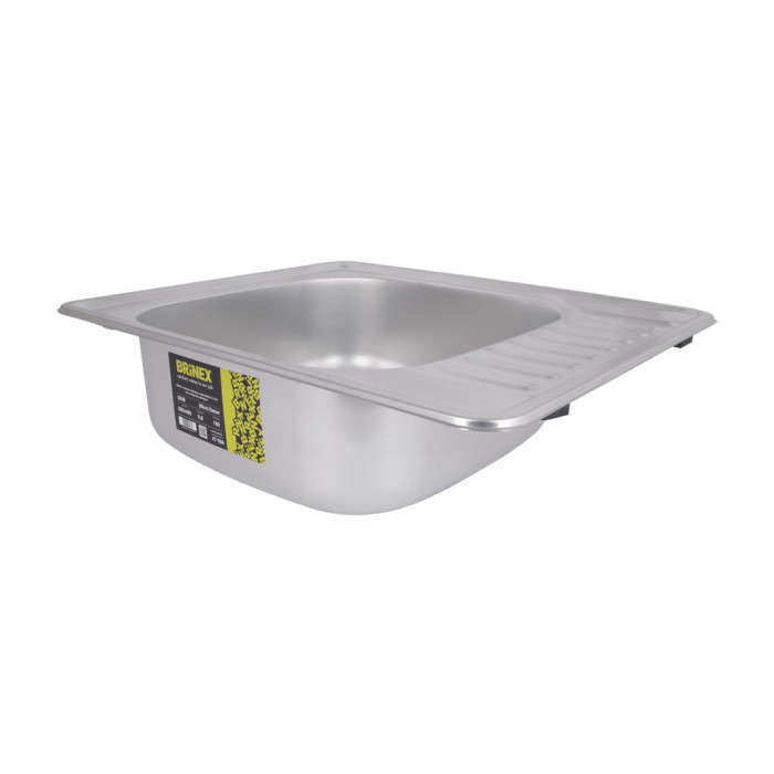 Кухонна мийка Brinex 5848 0,8 мм Micro Decor (BRIN5848MDEC08)
