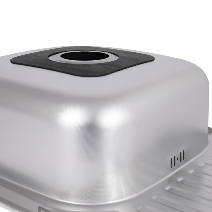 Кухонна мийка Brinex 5848 0,8 мм Micro Decor (BRIN5848MDEC08)