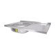 Кухонна мийка Brinex 5080-L 0,6 мм Satin (BRIN5080LSAT06)