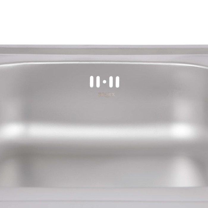 Кухонна мийка Brinex 5080-L 0,6 мм Satin (BRIN5080LSAT06)