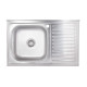 Кухонна мийка Brinex 5080-L 0,6 мм Satin (BRIN5080LSAT06)