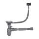 Кухонна мийка Brinex 6050-L 0,6 мм Satin (BRIN6050LSAT06)