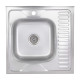 Кухонна мийка Brinex 6060-L 0,6 мм Satin (BRIN6060LSAT06)