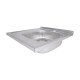 Кухонна мийка Brinex 6060-R 0,6 мм Satin (BRIN6060RSAT06)