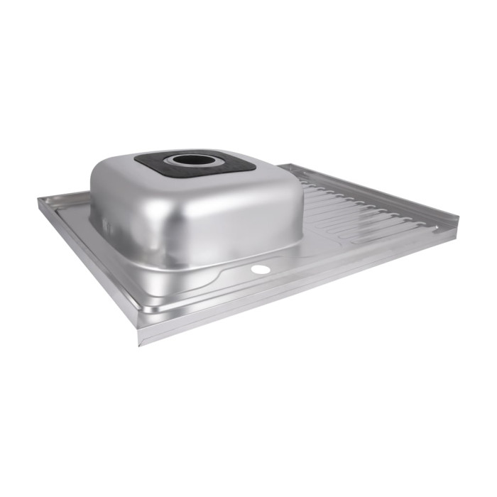 Кухонна мийка Brinex 6080-L 0,6 мм Satin (BRIN6080LSAT06)