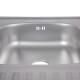 Кухонна мийка Brinex 6080-L 0,6 мм Satin (BRIN6080LSAT06)