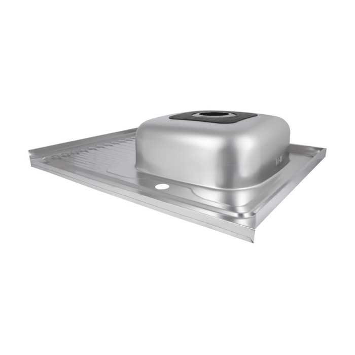 Кухонна мийка Brinex 6080-R 0,6 мм Satin (BRIN6080RSAT06)