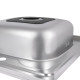 Кухонна мийка Brinex 6080-R 0,6 мм Satin (BRIN6080RSAT06)