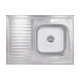 Кухонна мийка Brinex 6080-R 0,6 мм Satin (BRIN6080RSAT06)