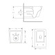 Унітаз підвісний Crow Rimless 485х340х330 мм, White, з сидінням Slim Duroplast/ Soft-close/ Quick Release QT05335171RW Qtap