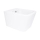 Біде підвісне Qtap Crow 485х340х290 мм White QT05555371W