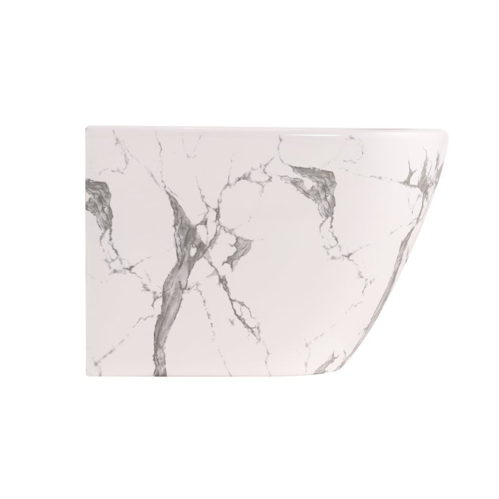 Біде підвісне Qtap Robin 515x370x350 мм, Marble QT13551381GMR