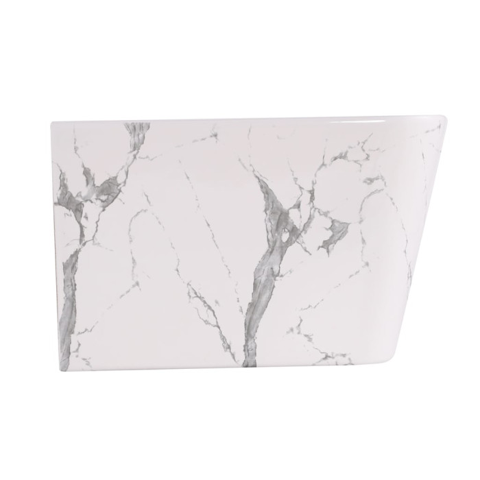 Біде підвісне Qtap Tern 520x350x330 мм, Marble QT17551303GMR