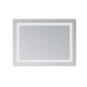 Дзеркало Lidz Kubis (KU2) 800х600 з LED-підсвічуванням Touch, з антизапотіванням, з димером, рег. яскравості LD78LF904806048446