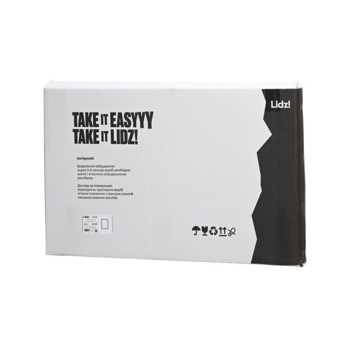 Дзеркало Lidz Kubis (KU2) 500х800 з LED-підсвічуванням Touch, з антизапотіванням, з димером, рег. яскравості LD78LF936508048448