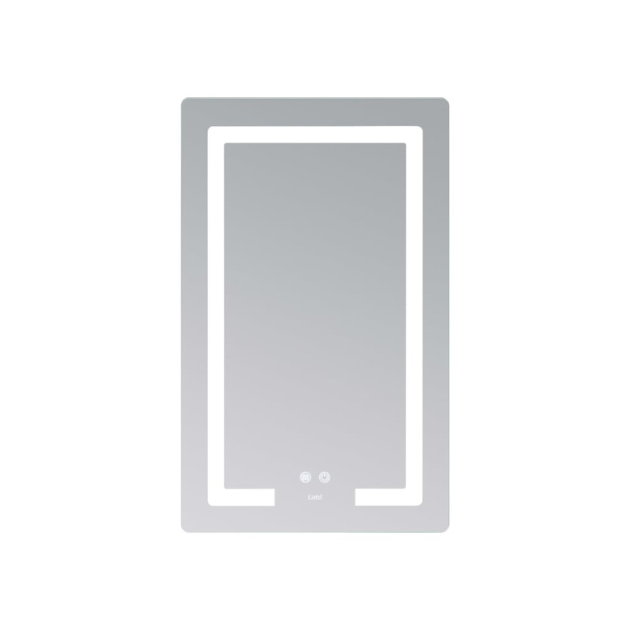 Дзеркало Lidz Kubis (KU2) 500х800 з LED-підсвічуванням Touch, з антизапотіванням, з димером, рег. яскравості LD78LF936508048448