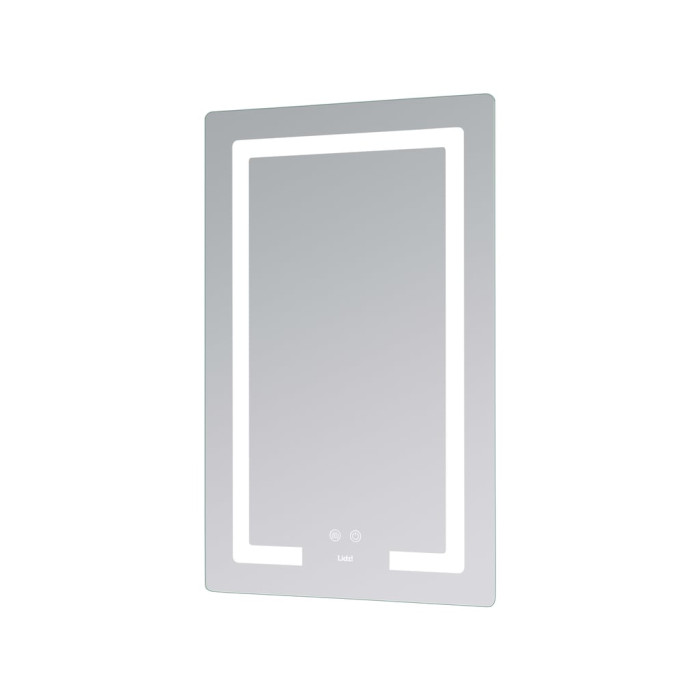 Дзеркало Lidz Kubis (KU2) 500х800 з LED-підсвічуванням Touch, з антизапотіванням, з димером, рег. яскравості LD78LF936508048448