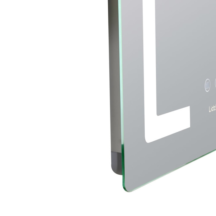 Дзеркало Lidz Kubis (KU2) 500х800 з LED-підсвічуванням Touch, з антизапотіванням, з димером, рег. яскравості LD78LF936508048448