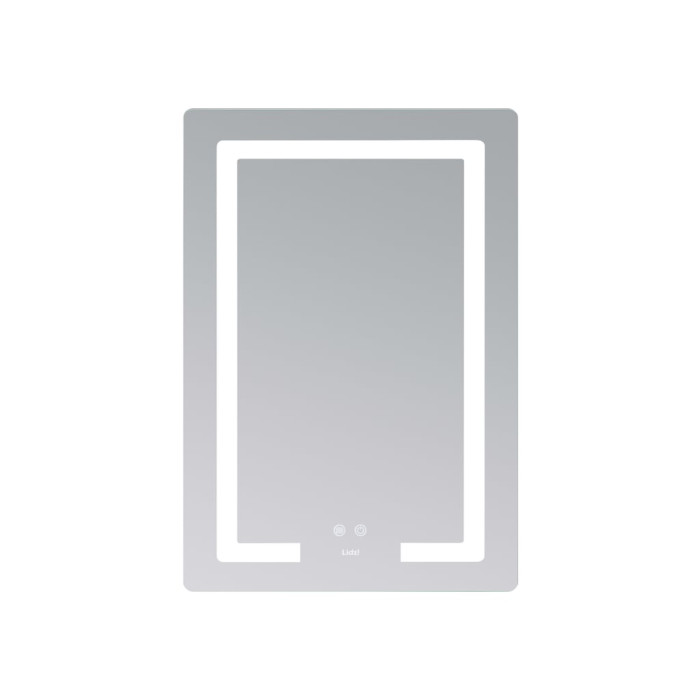 Дзеркало Lidz Kubis (KU2) 600х800 з LED-підсвічуванням Touch, з антизапотіванням, з димером, рег. яскравості LD78LF937608048449