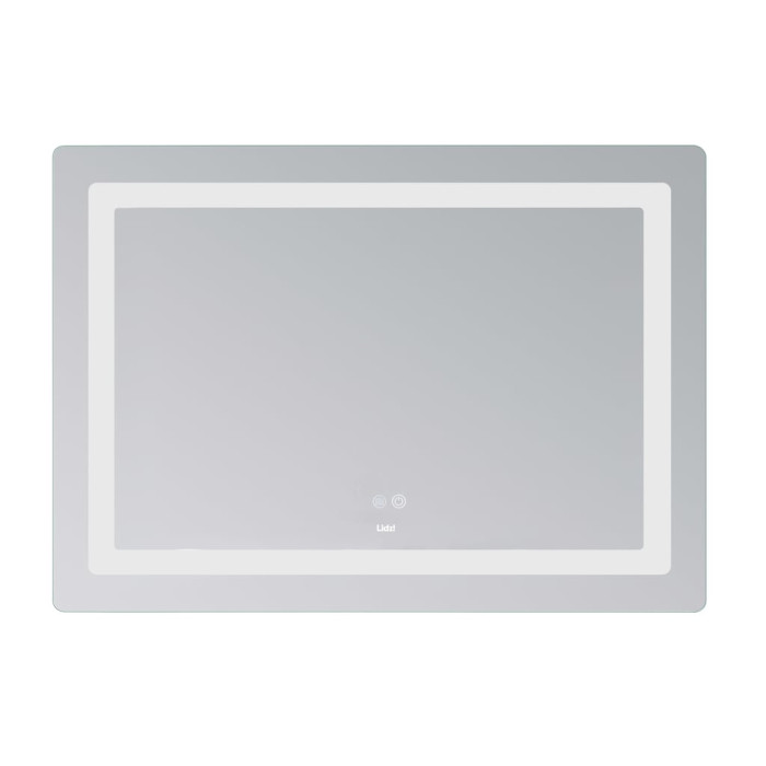 Дзеркало Lidz Kubis (KU2) 1000х800 з LED-підсвічуванням Touch, з антизапотіванням, з димером, рег. яскравості LD78LF6141008048450