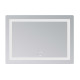 Дзеркало Lidz Kubis (KU2) 1000х800 з LED-підсвічуванням Touch, з антизапотіванням, з димером, рег. яскравості LD78LF6141008048450