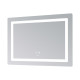 Дзеркало Lidz Kubis (KU2) 1000х800 з LED-підсвічуванням Touch, з антизапотіванням, з димером, рег. яскравості LD78LF6141008048450