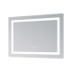 Дзеркало Lidz Kubis (KU2) 900х700 з LED-підсвічуванням Touch, з антизапотіванням, з димером, рег. яскравості LD78LF904907048452