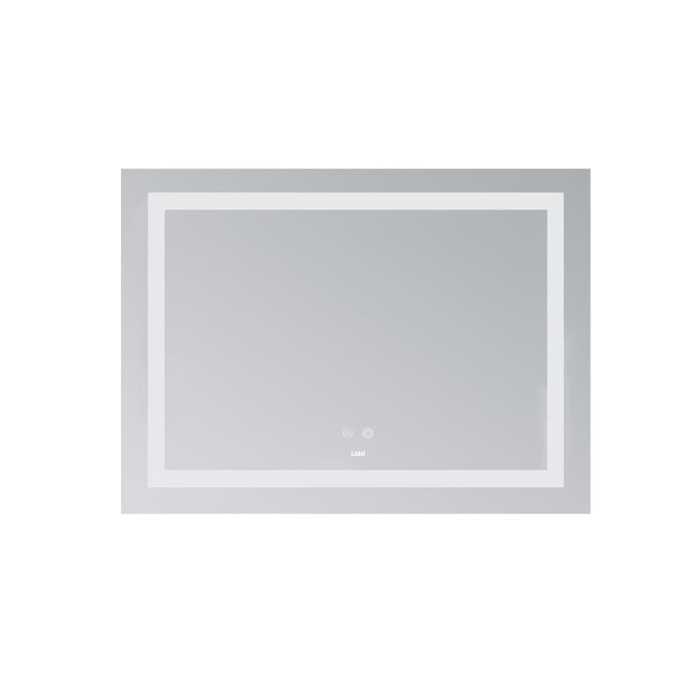 Дзеркало Lidz Kubis (KU1) 700х500 з LED-підсвічуванням Touch, з антизапотіванням, з димером, рег. яскравості LD78LF90448485