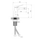Змішувач для біде  Qtap Arvin QTARV255CRM48642 Chrome