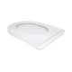 Сидіння для унітаза Qtap (Robin 490,610, Scorpio 490) з мікроліфтом Slim QTSC179W48675