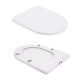 Унітаз підлоговий Qtap Swan Eco Ultra Quiet з сидінням Soft-close 640x360x835 мм QTSWA27W48748 White