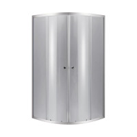 Душова кабіна Lidz Latwa SC90x90.SAT.LOW.DGR, скло темне тоноване 4 мм без піддона