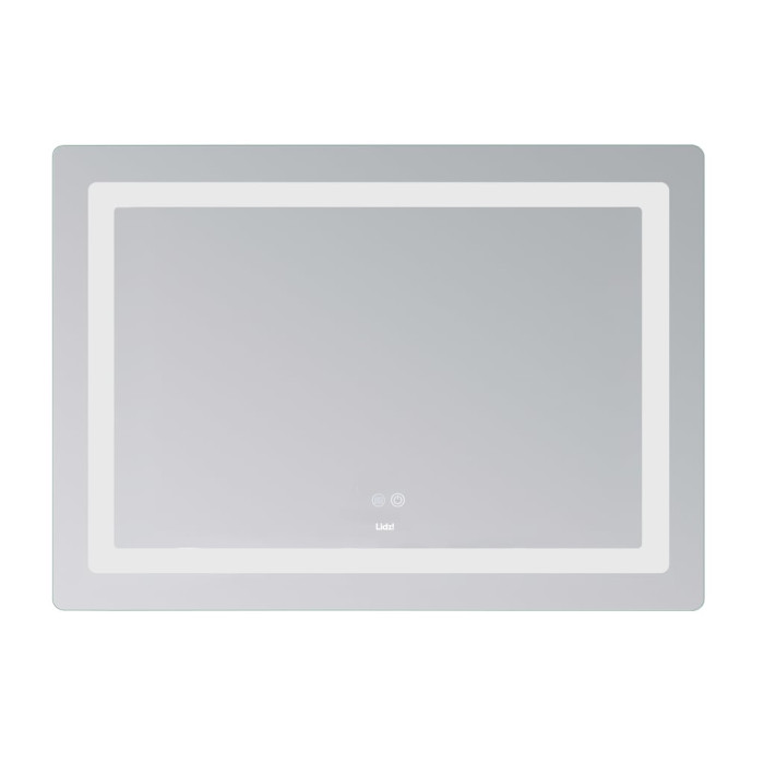 Дзеркало Lidz Kubis (KU2) 1200х800 з LED-підсвічуванням Touch, з антизапотіванням, з димером, рег. яскравості LDKUB120080049007
