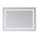 Дзеркало Lidz Kubis (KU2) 1200х800 з LED-підсвічуванням Touch, з антизапотіванням, з димером, рег. яскравості LDKUB120080049007
