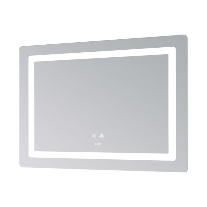 Дзеркало Lidz Kubis (KU2) 1200х800 з LED-підсвічуванням Touch, з антизапотіванням, з димером, рег. яскравості LDKUB120080049007