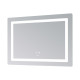 Дзеркало Lidz Kubis (KU2) 1200х800 з LED-підсвічуванням Touch, з антизапотіванням, з димером, рег. яскравості LDKUB120080049007