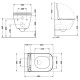 Унітаз підвісний Qtap Gemini Ultra Quiet 485×340×350 мм, White, з сидінням Slim Duroplast / Soft-close / Quick Release QTTAU26W49119