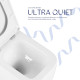 Унітаз підвісний Qtap Gemini Ultra Quiet 485×340×350 мм, White, з сидінням Slim Duroplast / Soft-close / Quick Release QTTAU26W49119