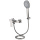 Змішувач для душу Lidz Nexus 010 (k35)  LDNEX010NKS49188 Nickel